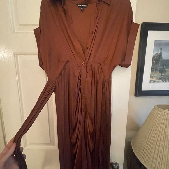 Steve Madden Tori Dress Tie Waist Size 4 - Picture 3 of 6